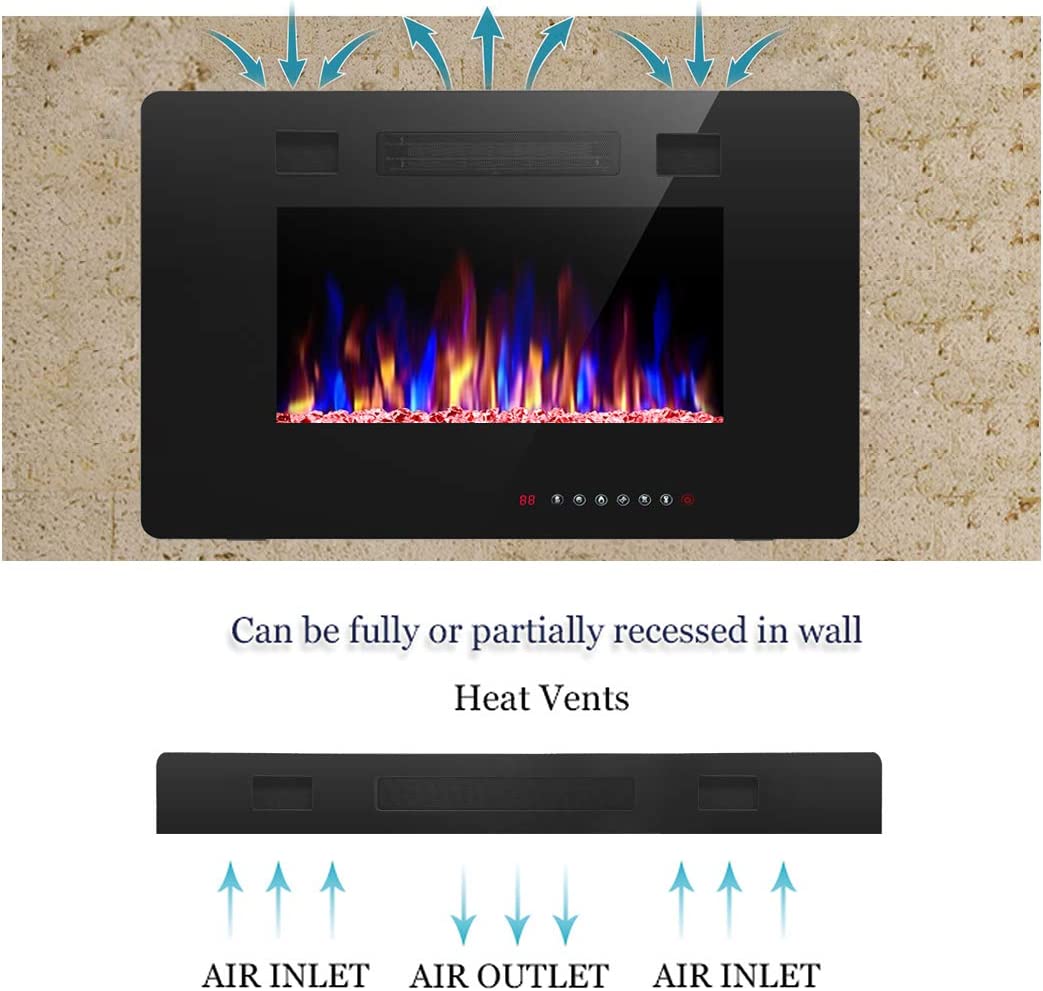 Chimenea Eléctrica Empotrable RW Flame - Requiere Transformador