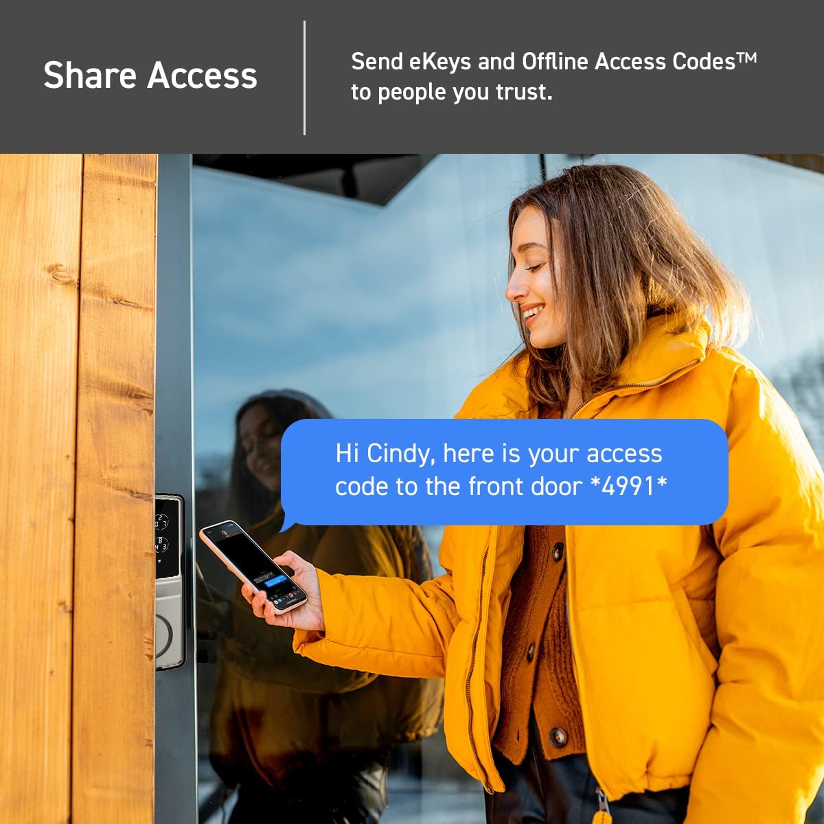 Cerradura Inteligente Bluetooth con huella sin llave