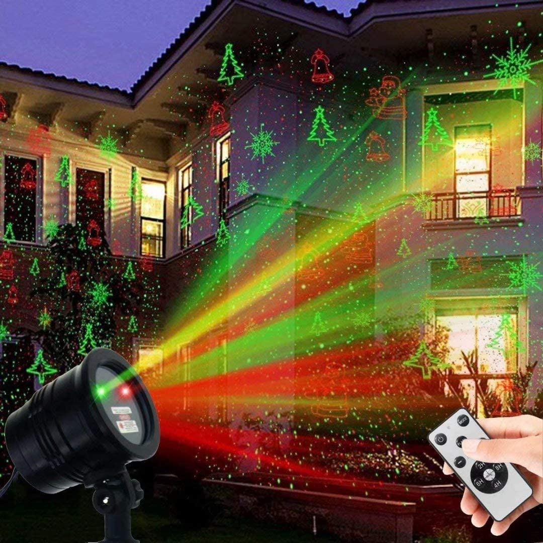 Luces láser proyector al aire libre | 3 colores | A prueba de agua | Light