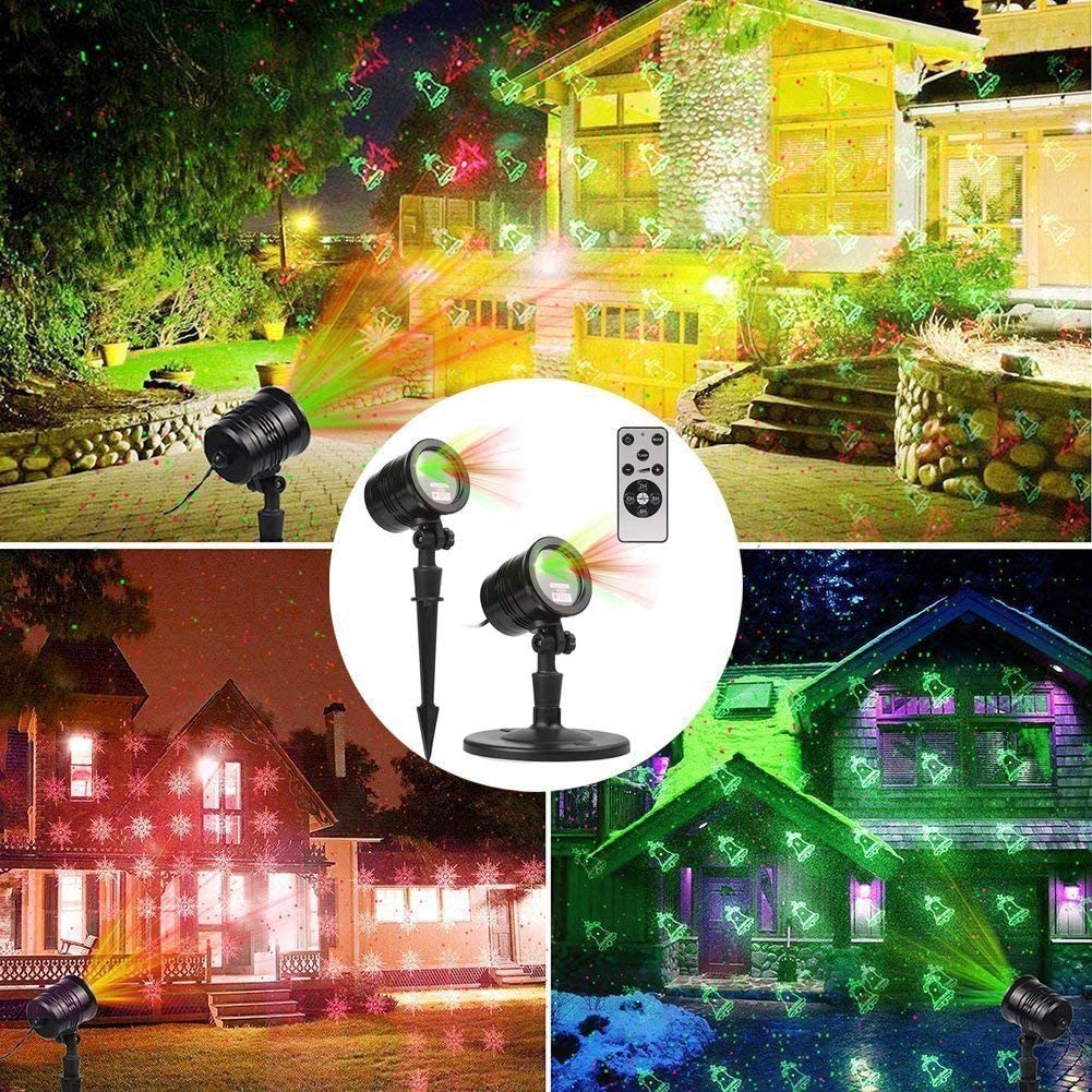 Luces láser proyector al aire libre 3 colores a prueba de agua aire libre Yinuo Light