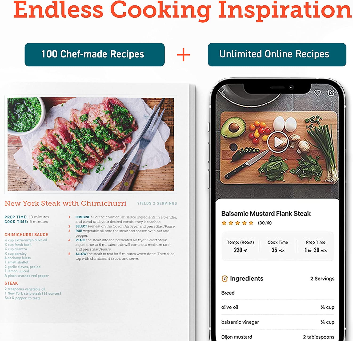 Freidora de Aire | 12 funciones | Cesta antiadherente