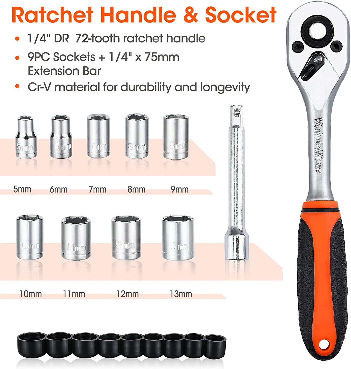 Juego de herramientas para el hogar de 219 piezas