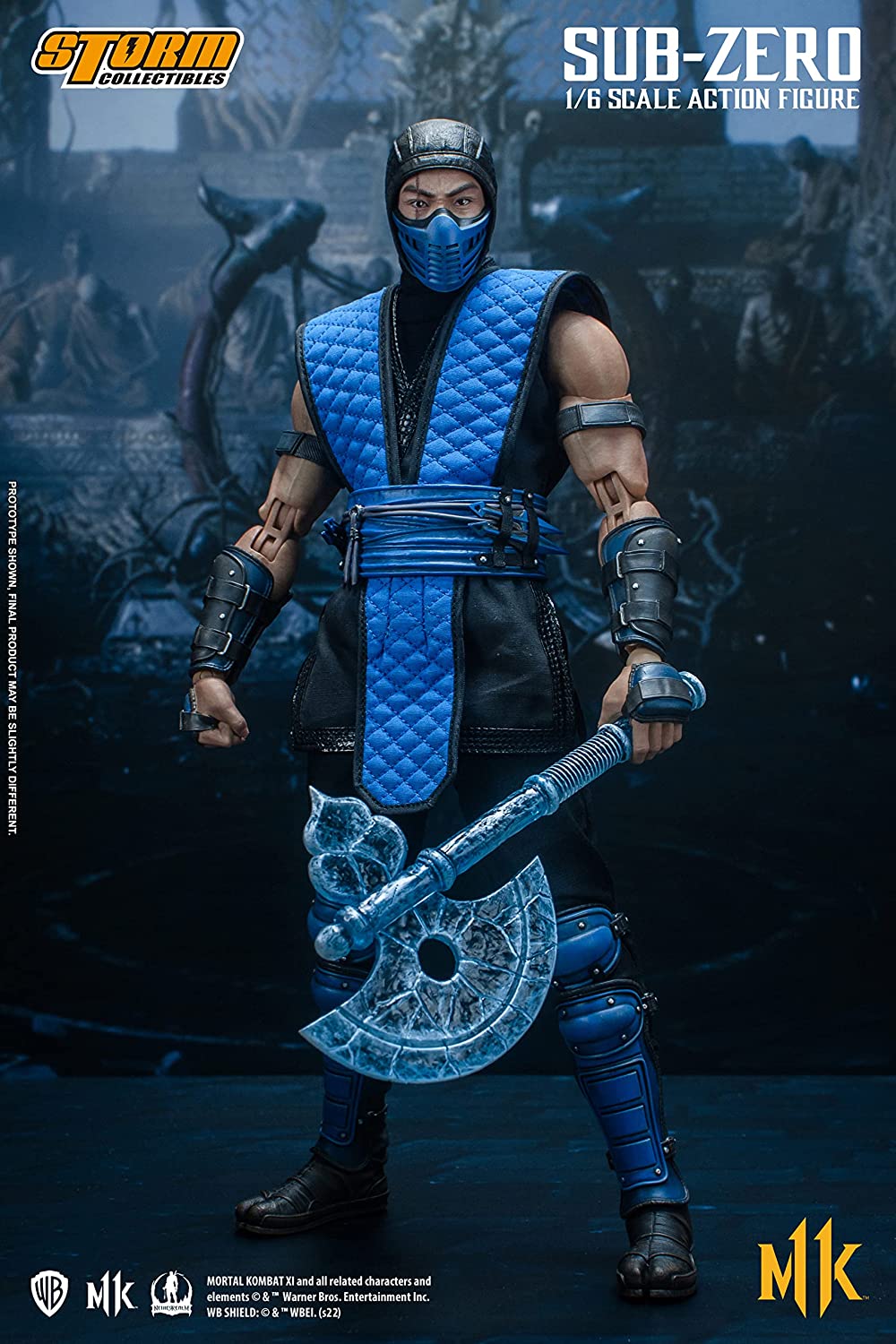 Figura de Acción Sub Zero Mortal Kombat Storm Collectibles