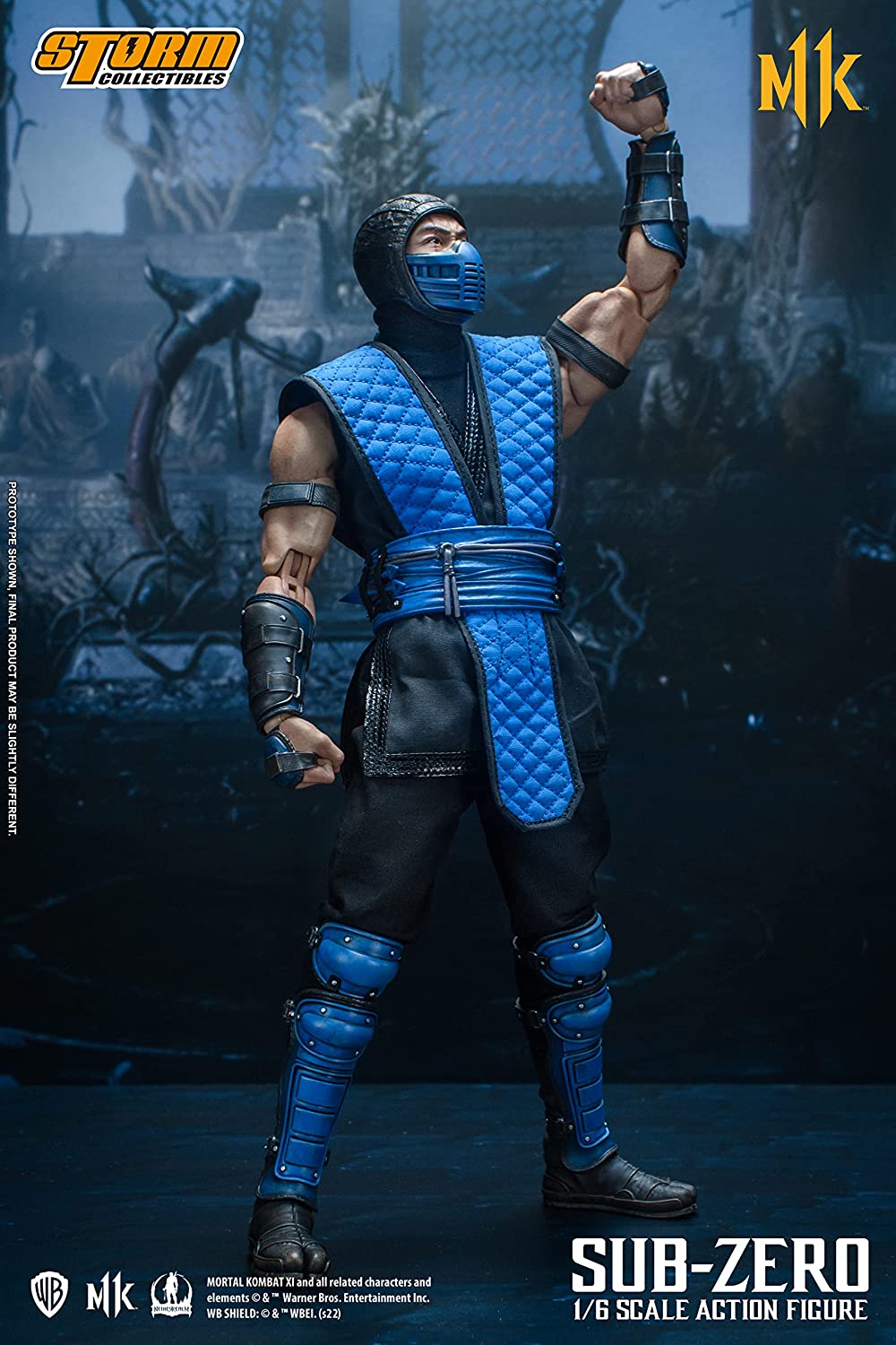 Figura de Acción Sub Zero Mortal Kombat Storm Collectibles
