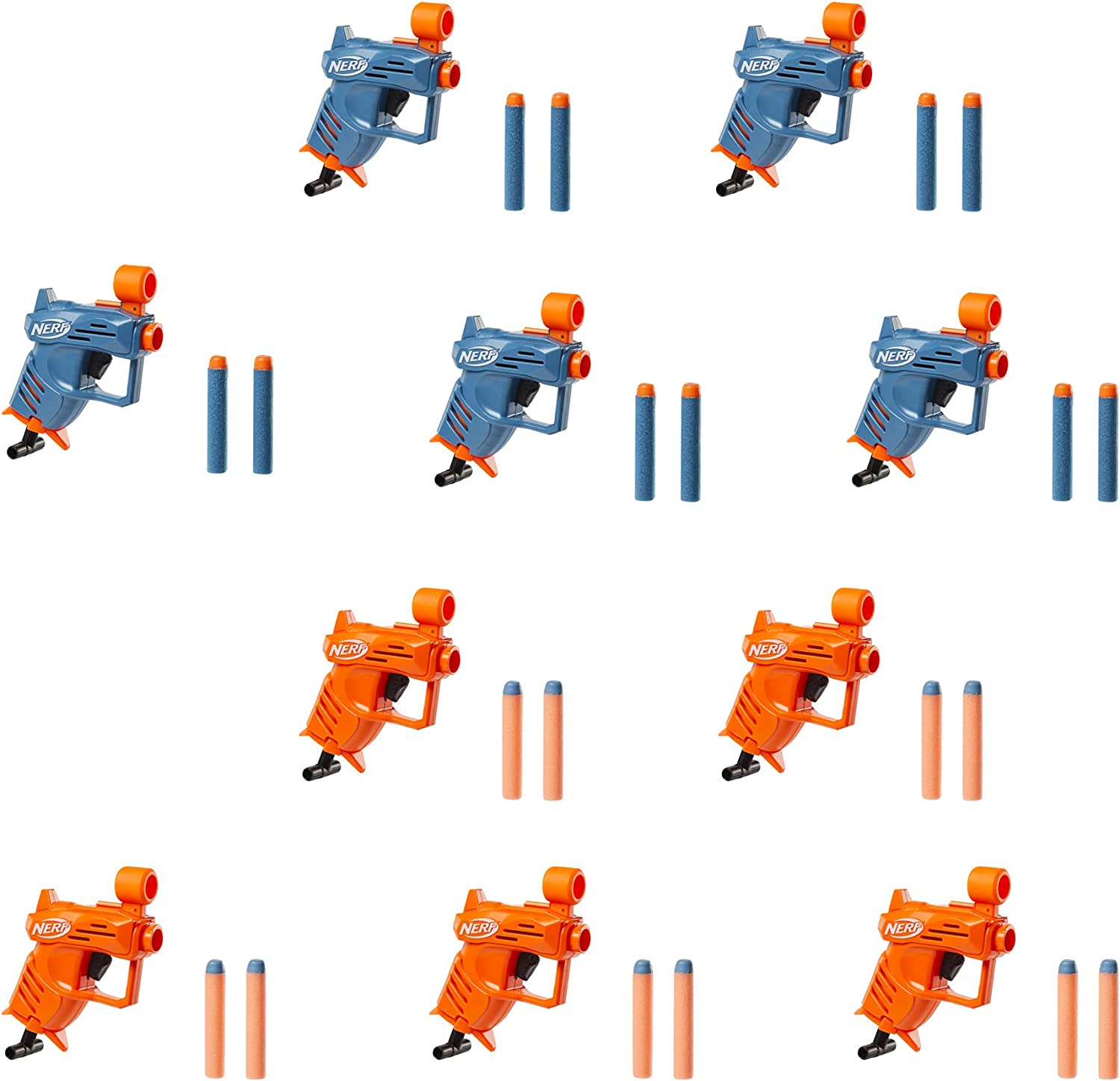 Set de 10 lanzadores 20 dardos de élite