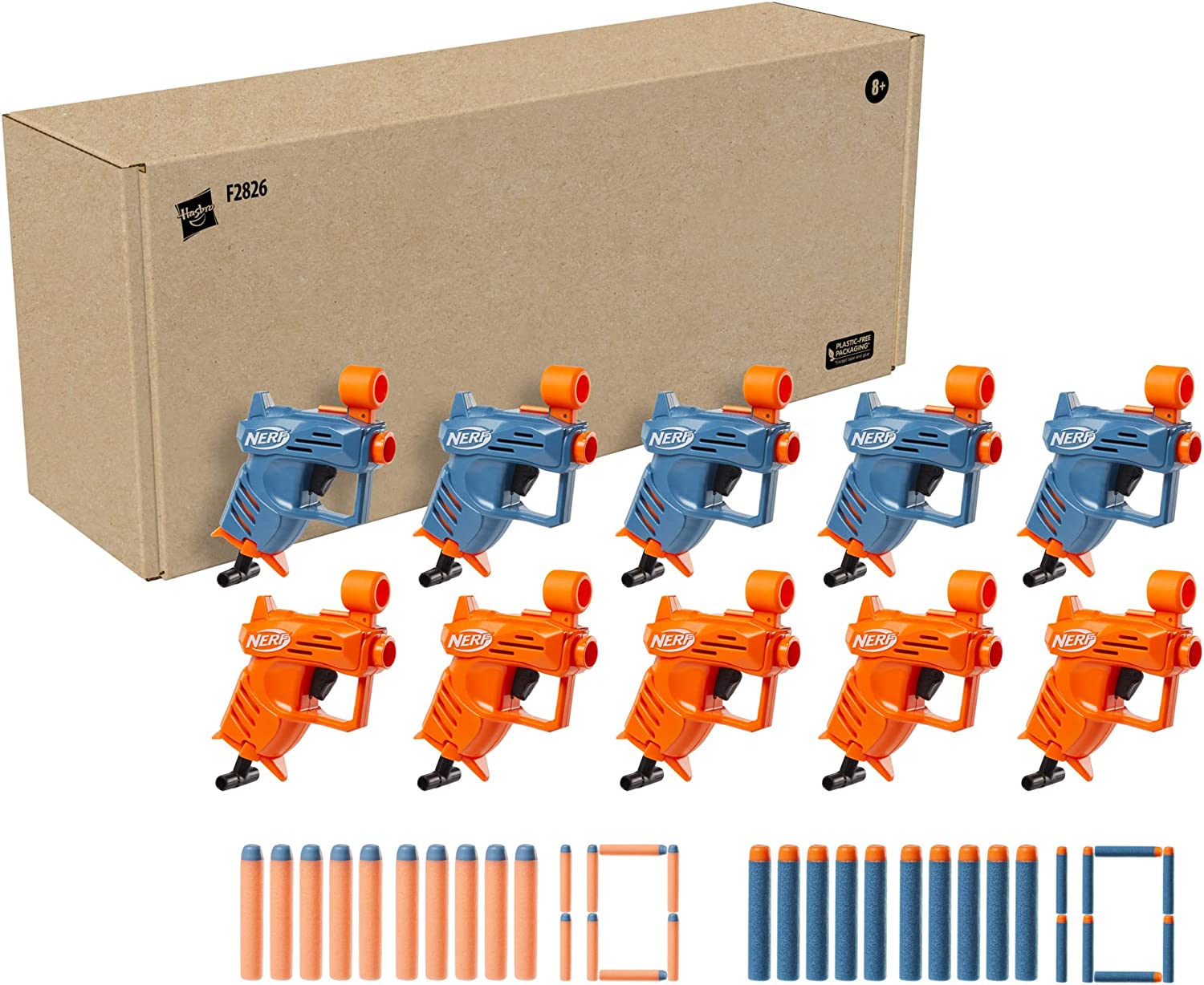 Set de 10 lanzadores 20 dardos de élite