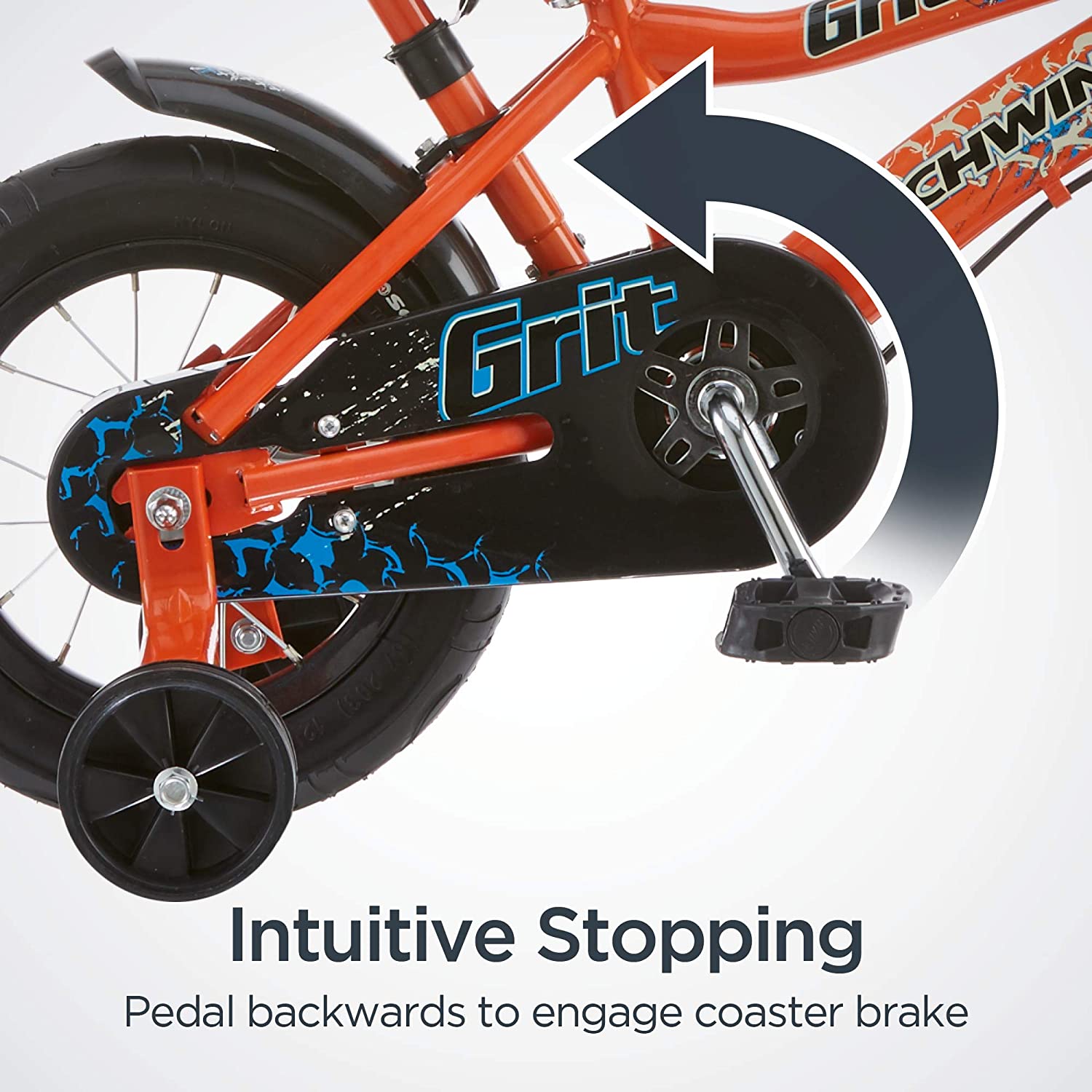 Bicicleta para niños principiantes con mango de dirección