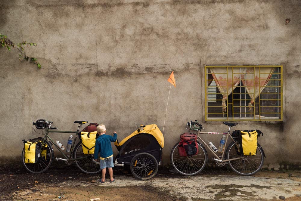Remolque para bicicleta para niños