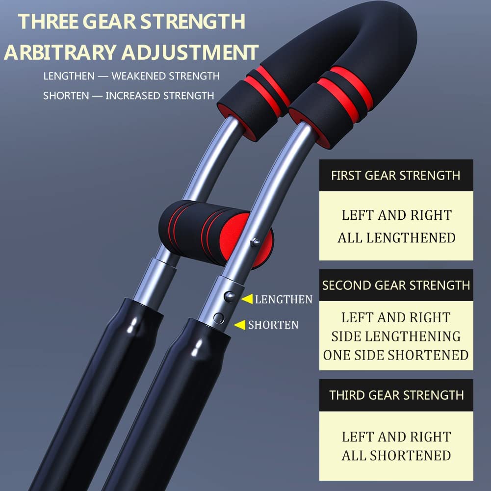 Ejercitador de brazo en forma de U, expansor de pecho en casa, bíceps, tríceps, antebrazo, muslos internos y hombro equipo de fitness XINRUI