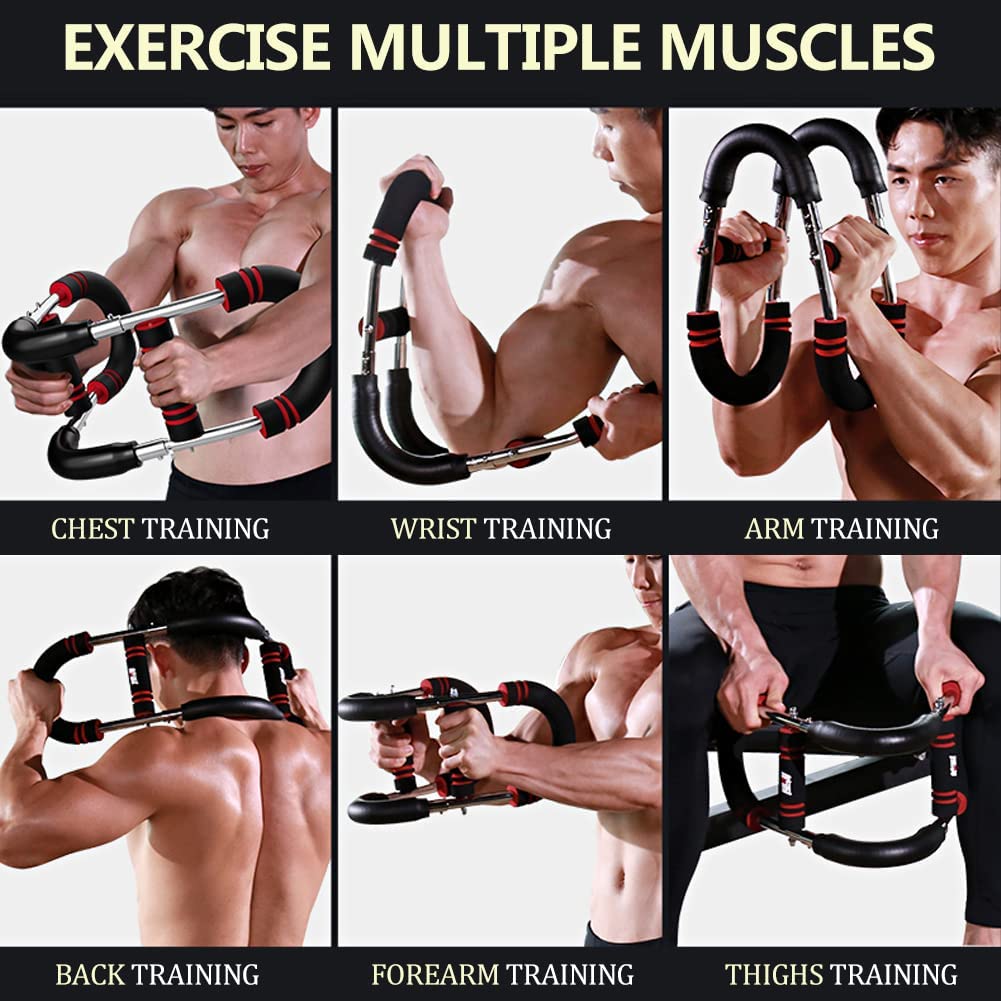 Ejercitador de brazo en forma de U, expansor de pecho en casa, bíceps, tríceps, antebrazo, muslos internos y hombro equipo de fitness XINRUI