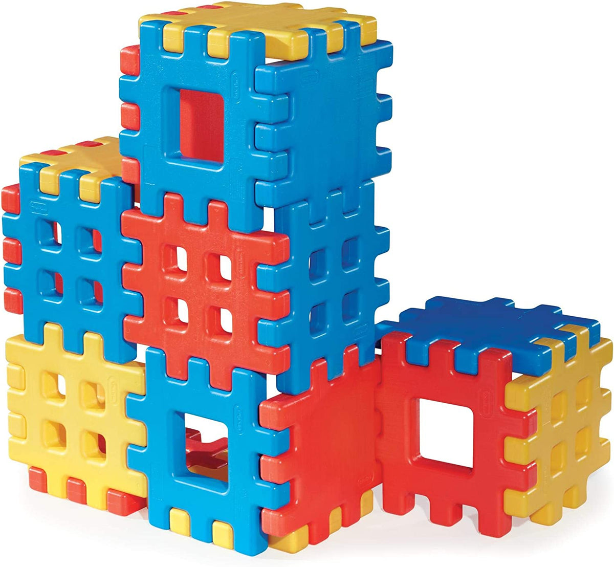 Juego de bloques gigantes formas waffle | 18 piezas