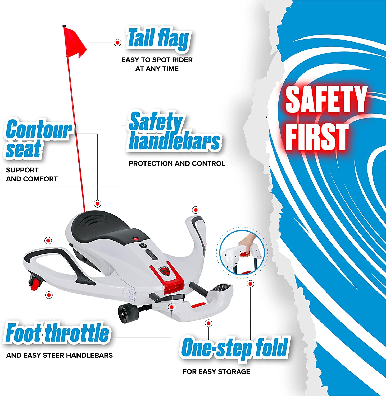 Auto eléctrico | Velocidad máxima de 10 km/h