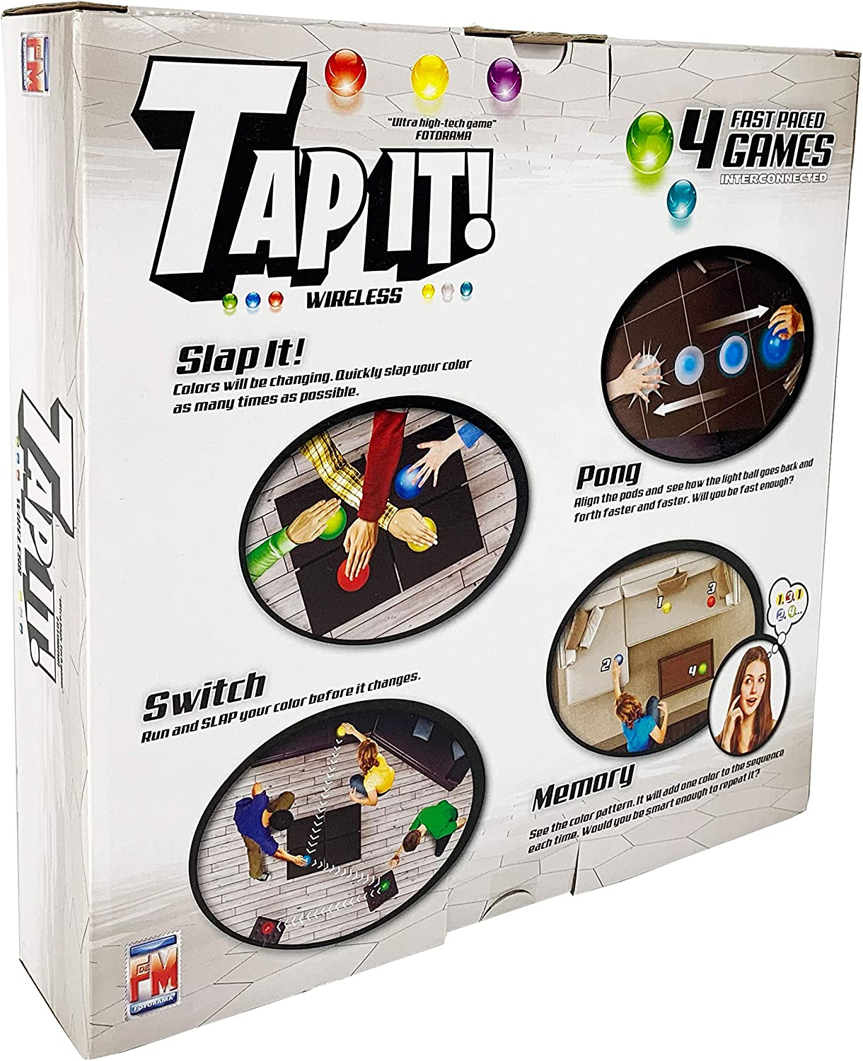 Juego inalámbrico | 4 modos de juego | Hasta 8 jugadores