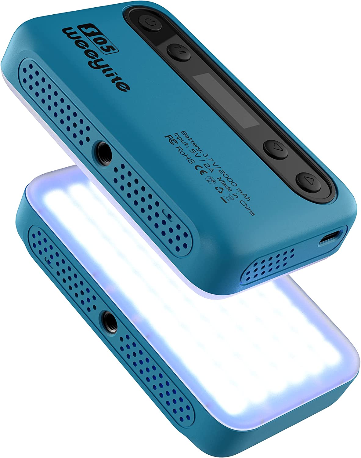 Panel de luz LED portátil de fotografía RGB