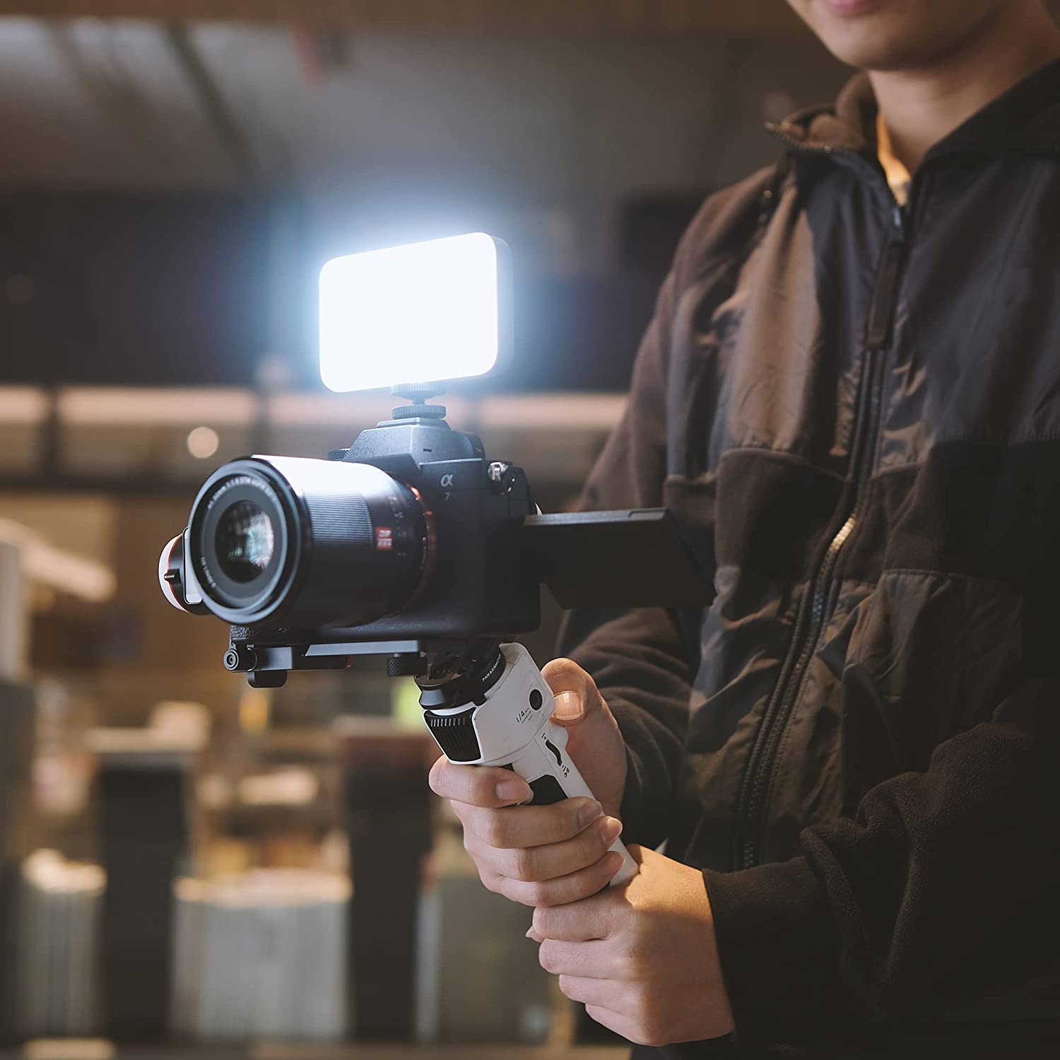 Panel de luz LED portátil de fotografía RGB