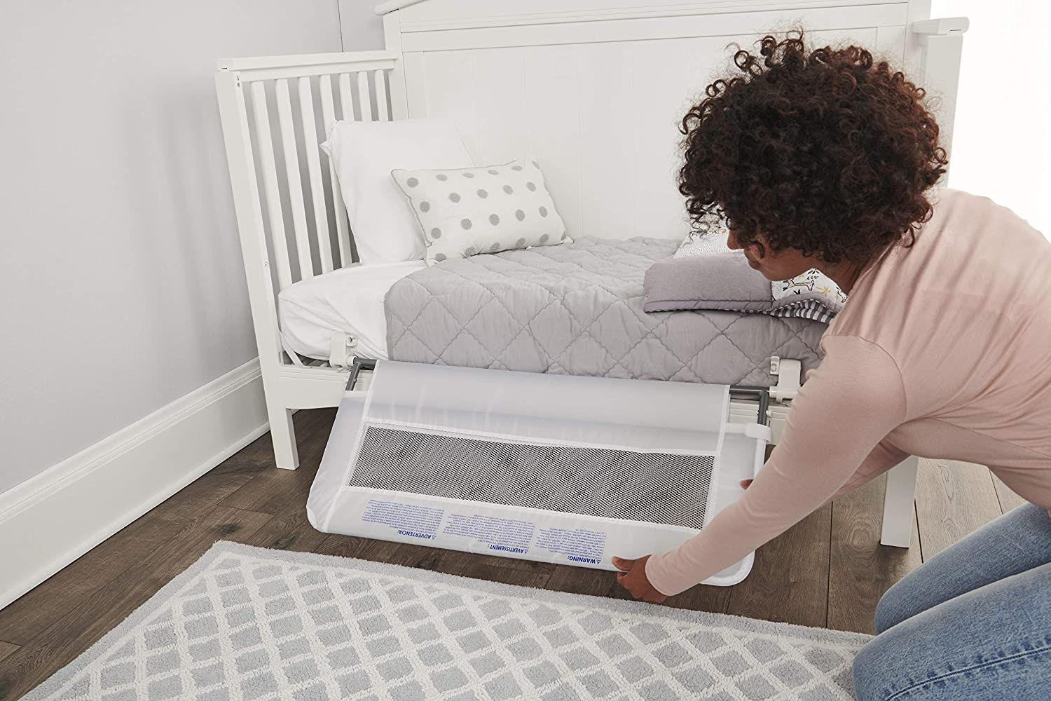 Riel de Cuna Oscilante | Con sistema de seguridad de anclaje reforzado