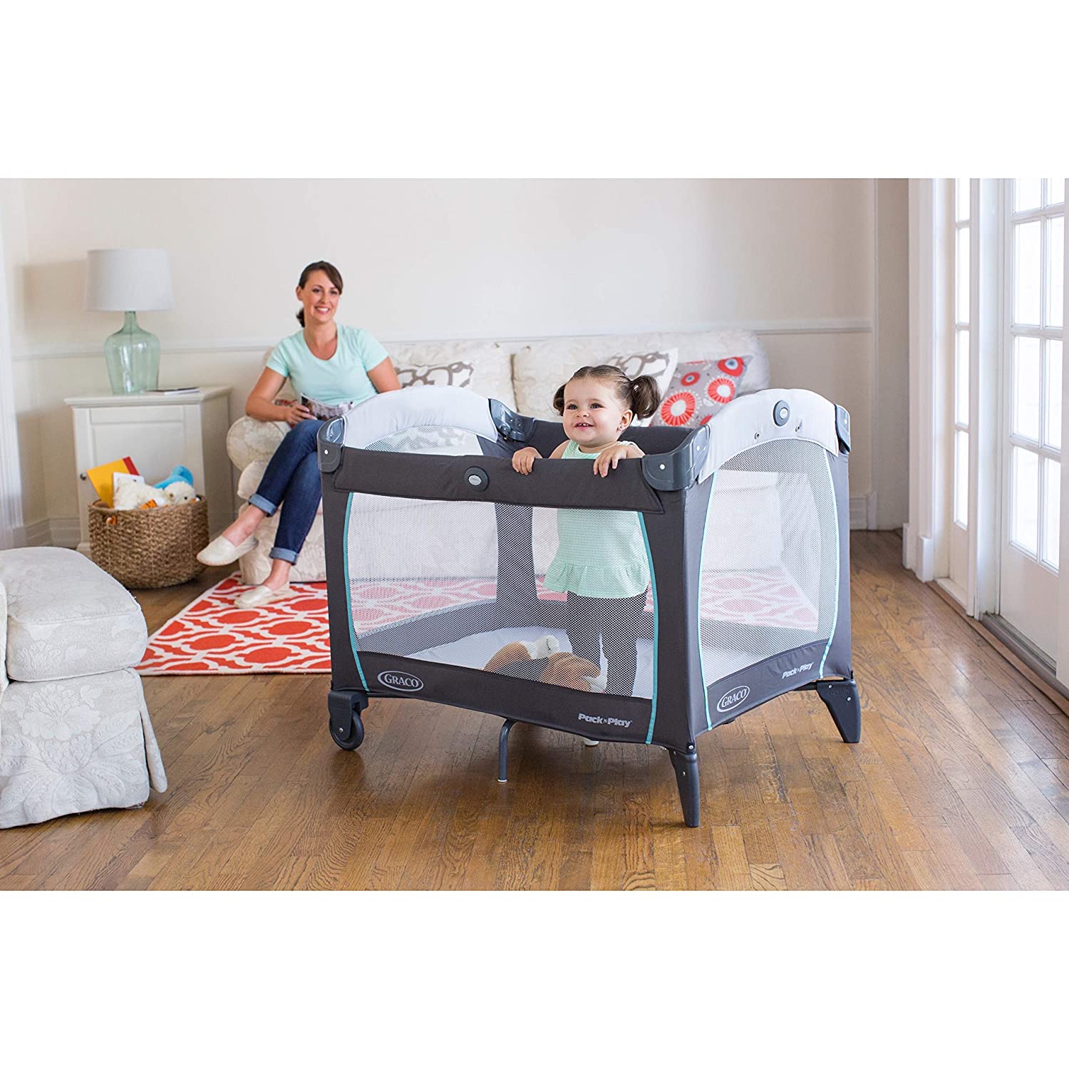 Cuna corral portátil para bebés Pack 'N Play Affinia Graco