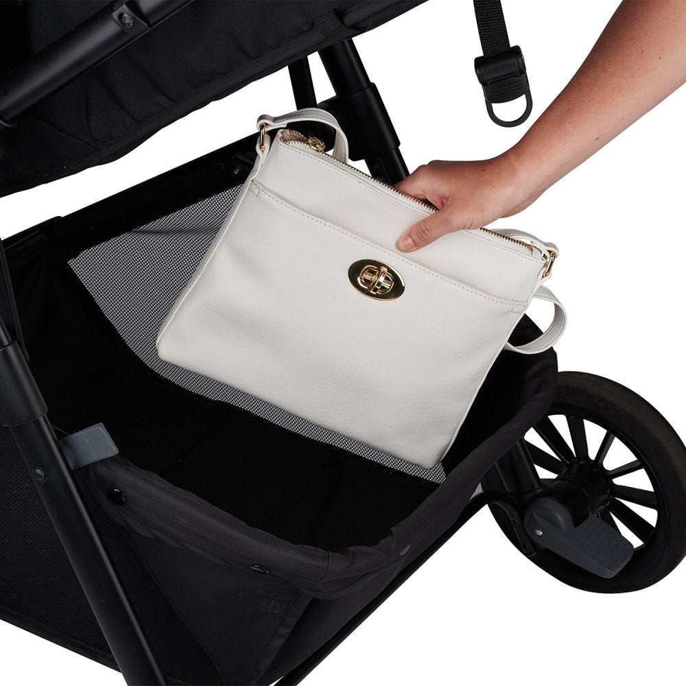 Coche para bebé individual convertible a doble plegable