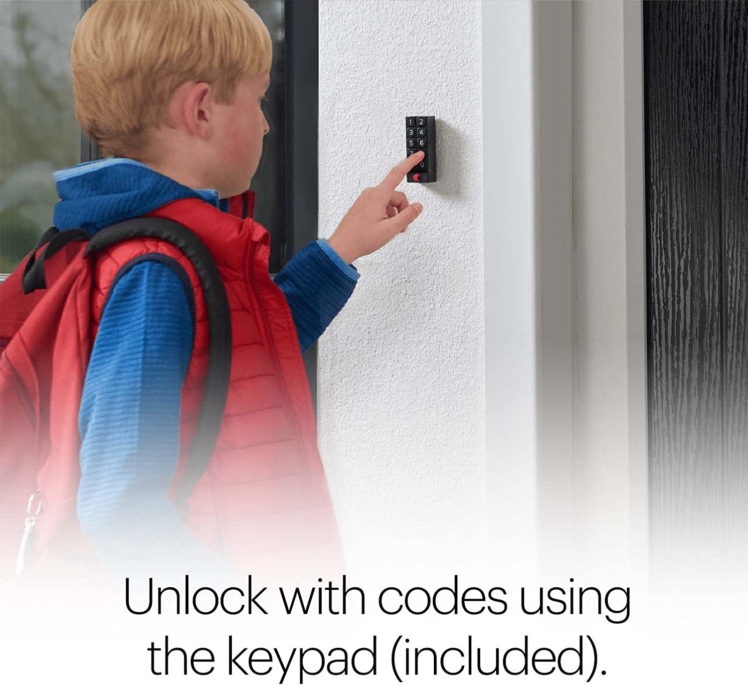 Cerradura inteligente Wi-Fi con teclado inteligente para acceso sin llaves