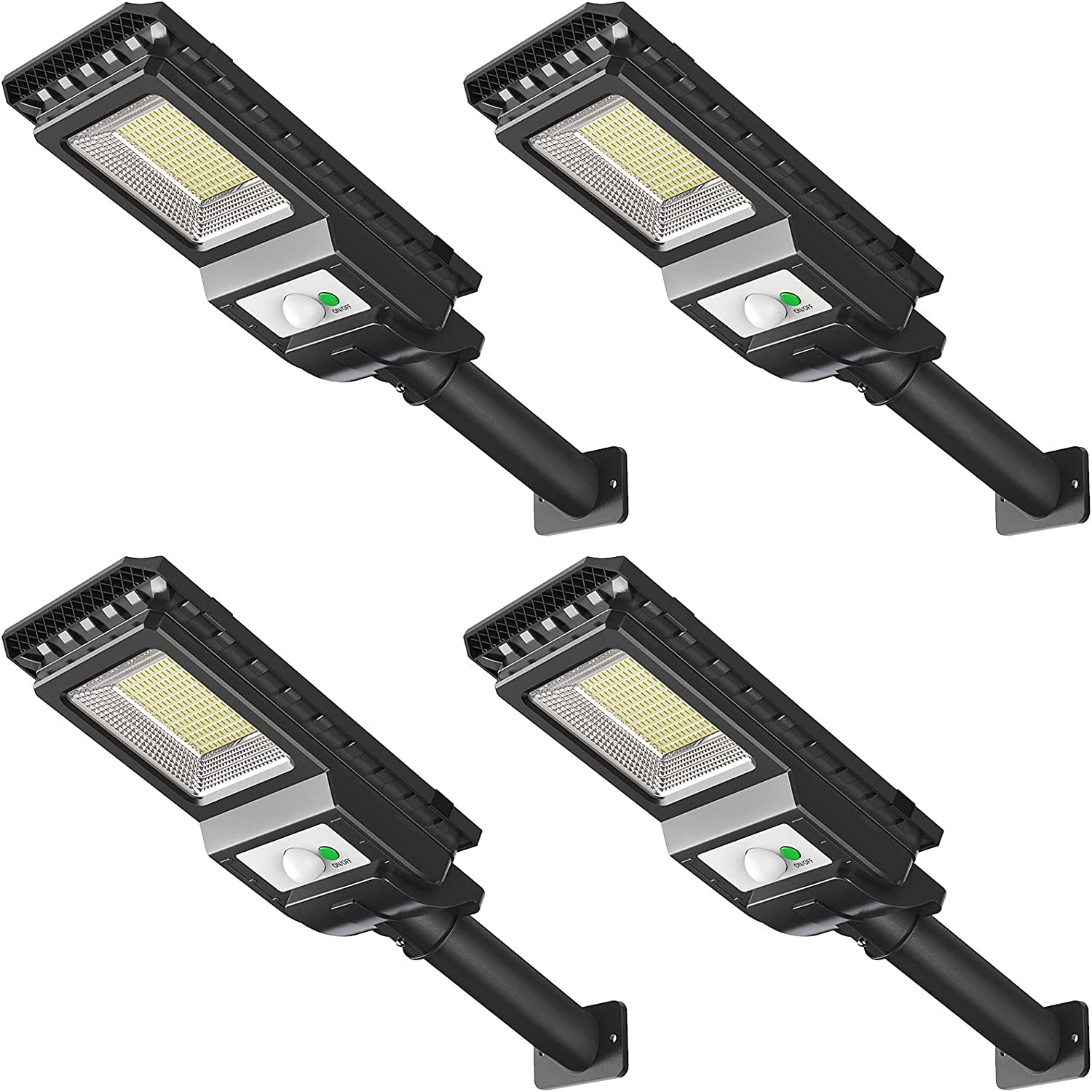 Pack de 4 luces solares con sensor de movimiento Engrepo