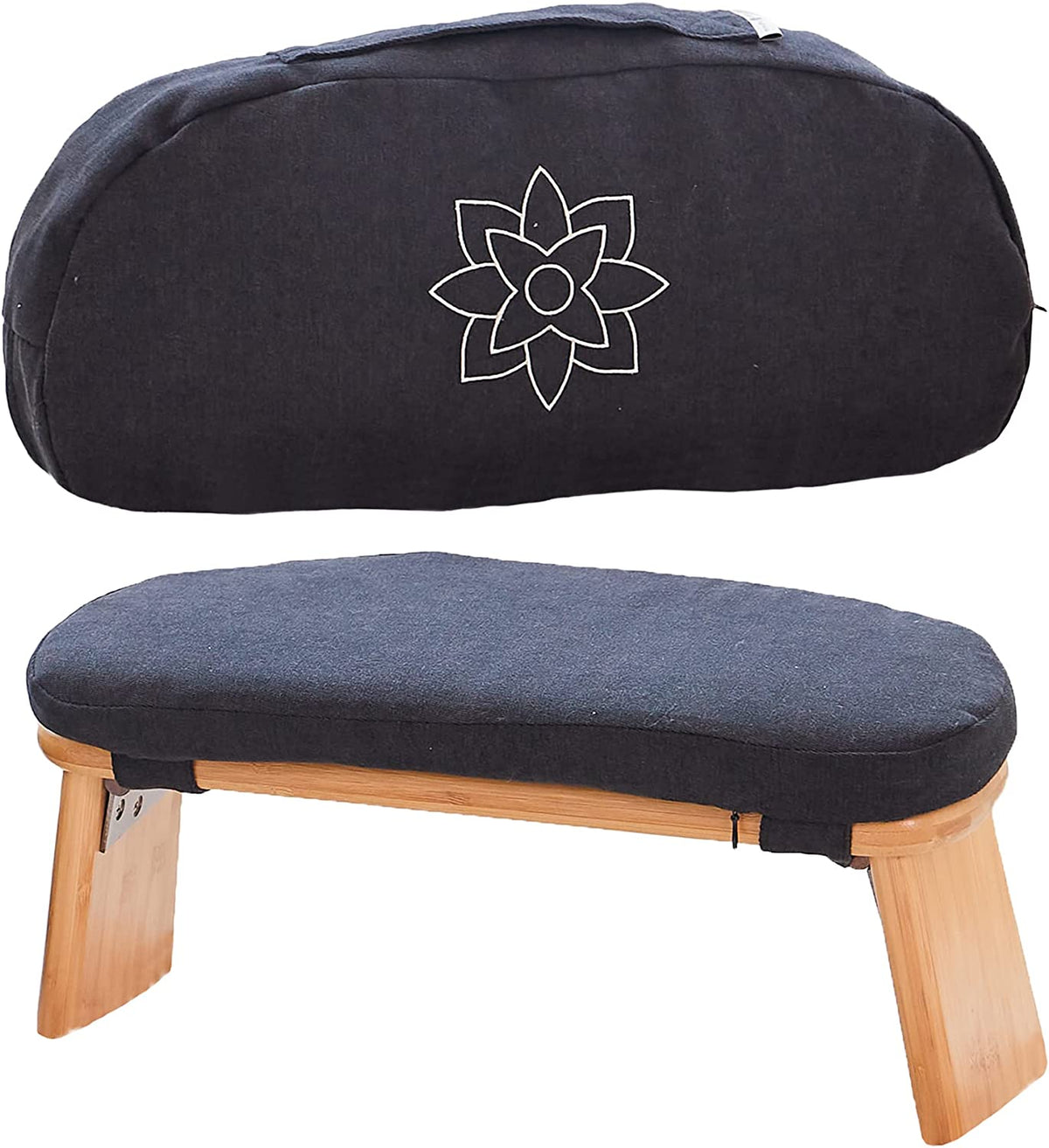 Banco plegable para meditación