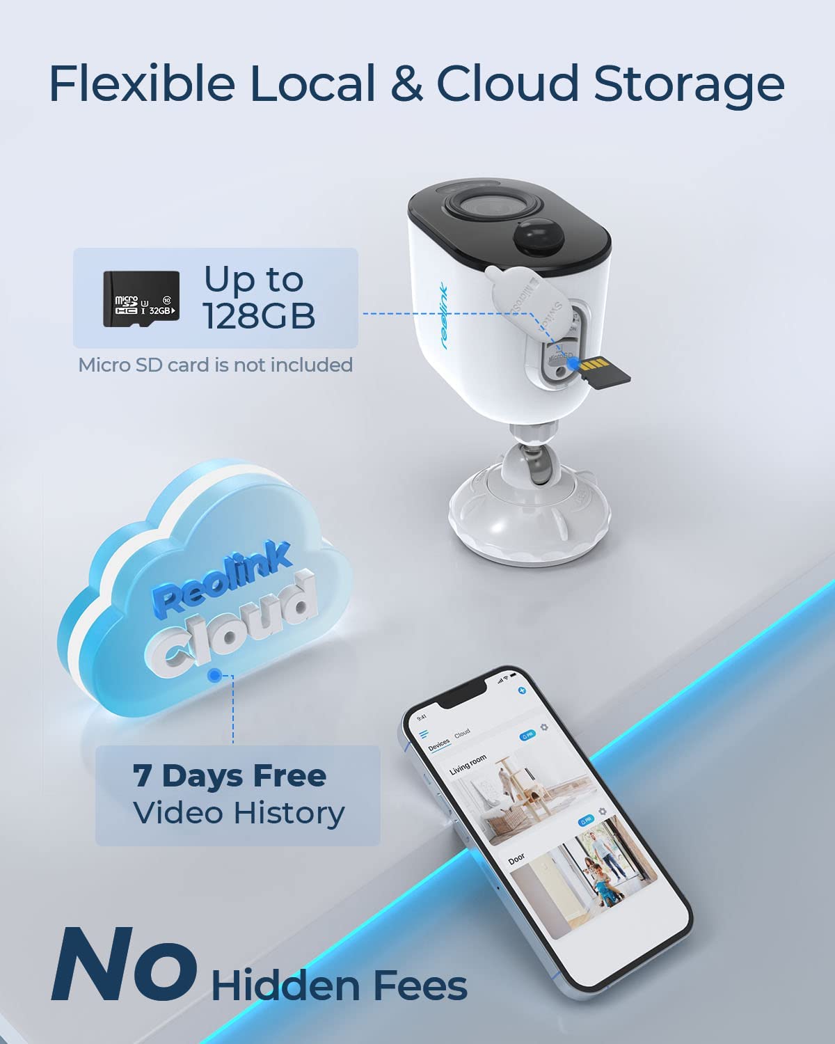 Cámara de seguridad inalámbrica para exteriores Argus 3 Pro con panel solar