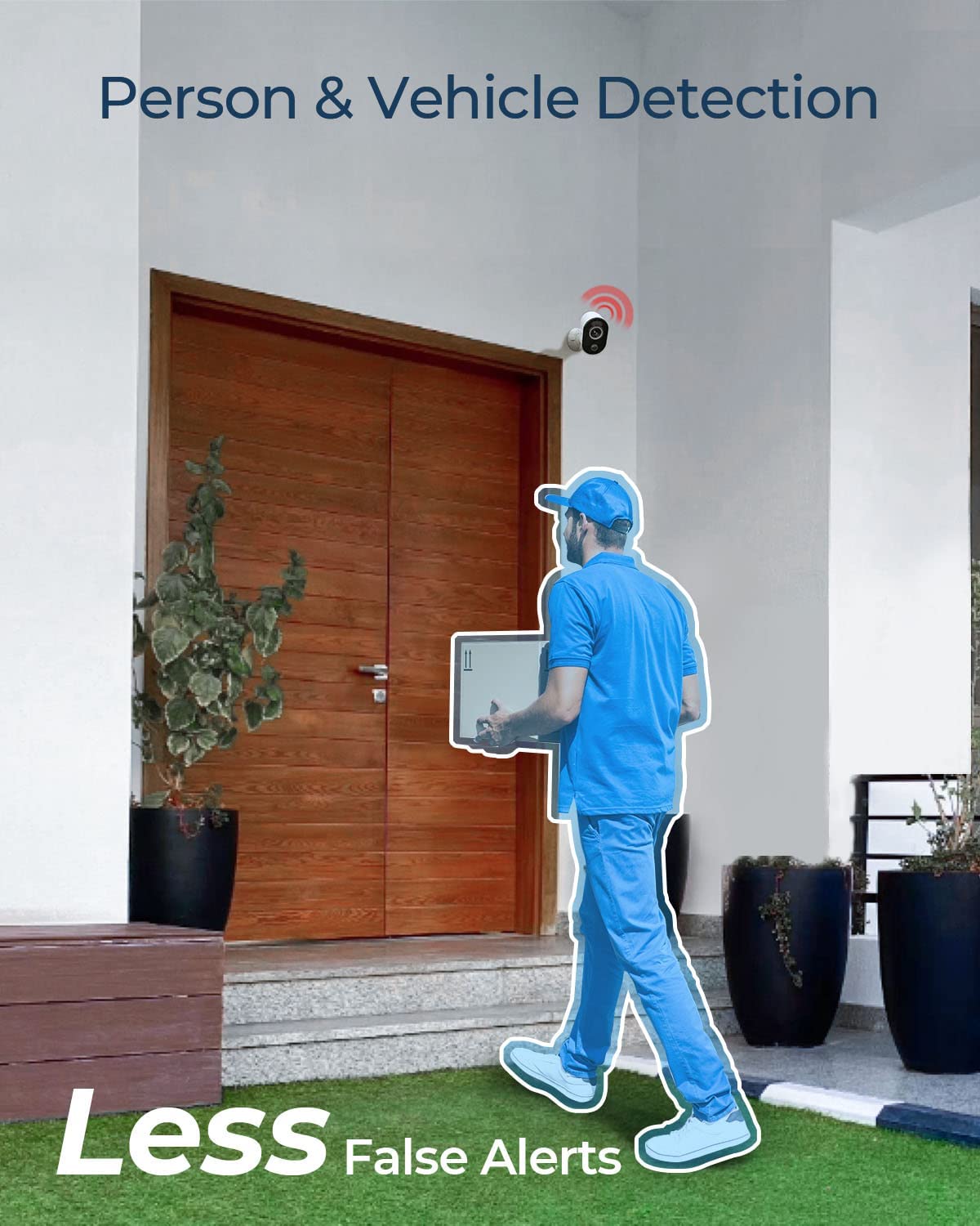 Cámara de seguridad inalámbrica para exteriores Argus 3 Pro con panel solar