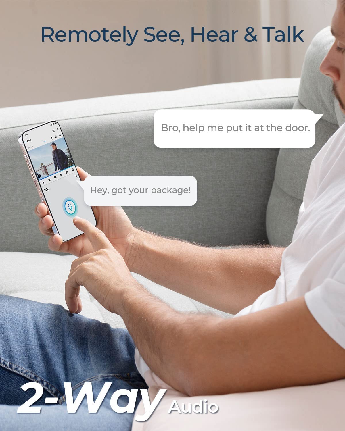 Cámara de seguridad inalámbrica para exteriores Argus 3 Pro con panel solar