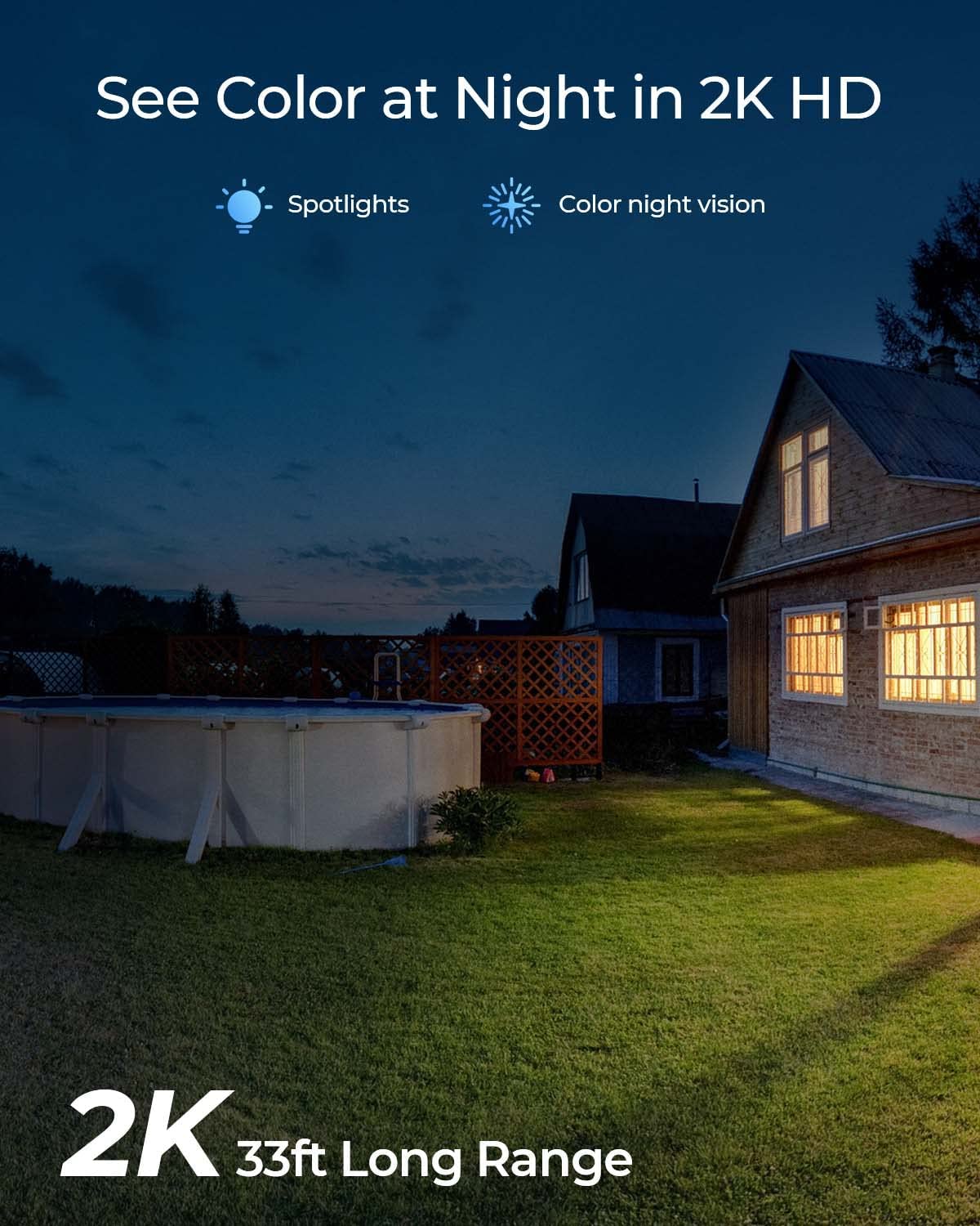 Cámara de seguridad inalámbrica para exteriores Argus 3 Pro con panel solar