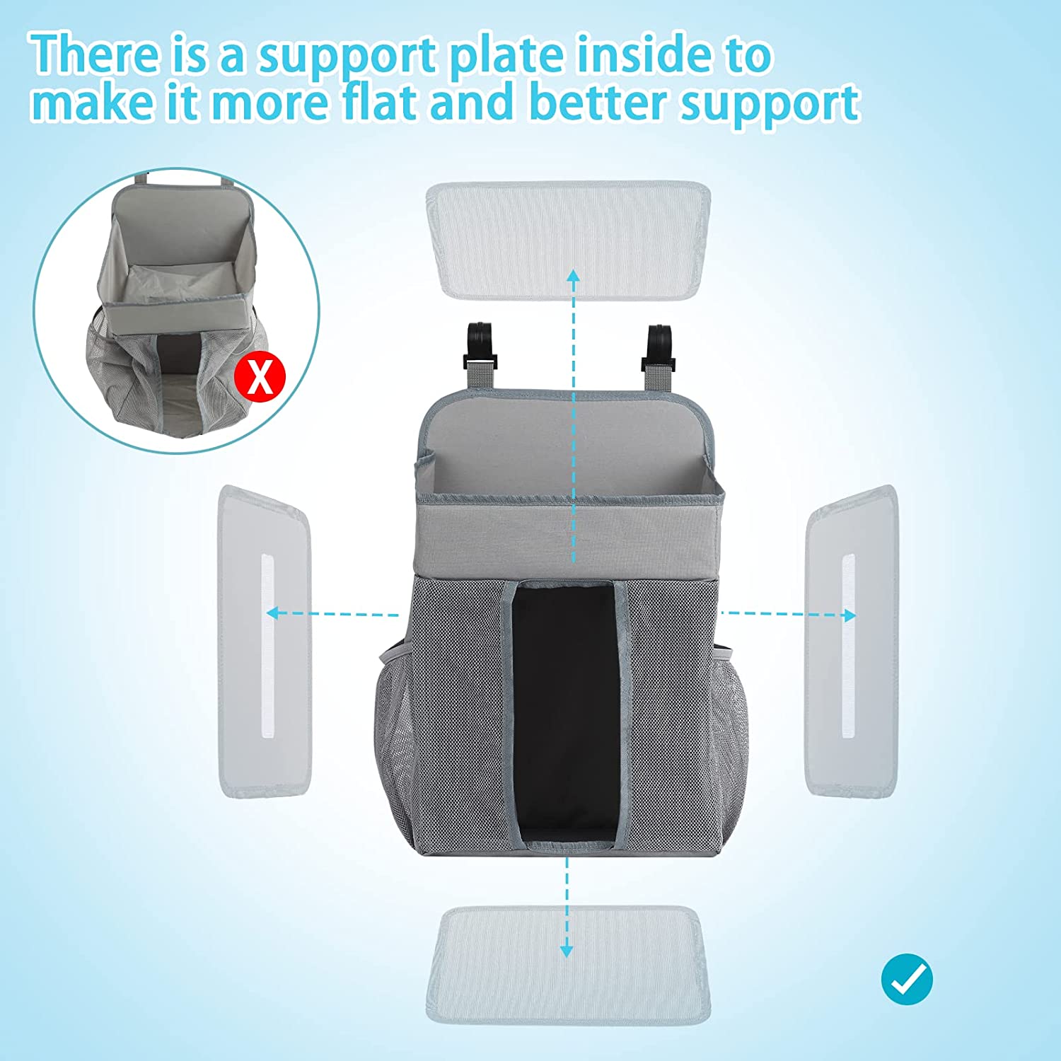 Juego de corral para bebé | Portátil extra grande | Base antideslizante