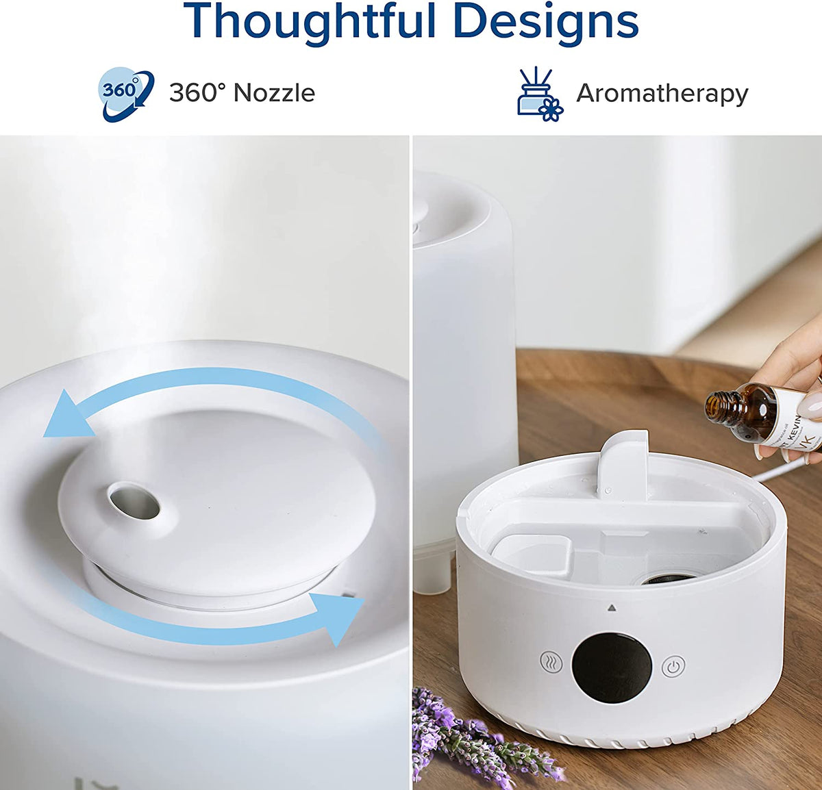 Humidificador inteligente de niebla | Difusor de aceite esencial