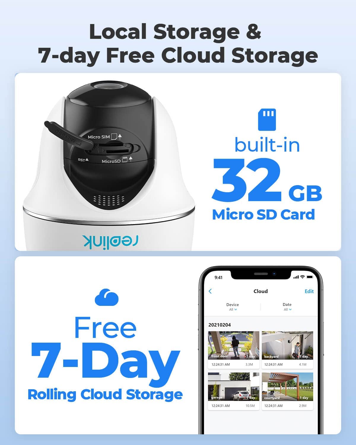Cámara de seguridad celular 4G LTE para exteriores con panel solar sin wifi