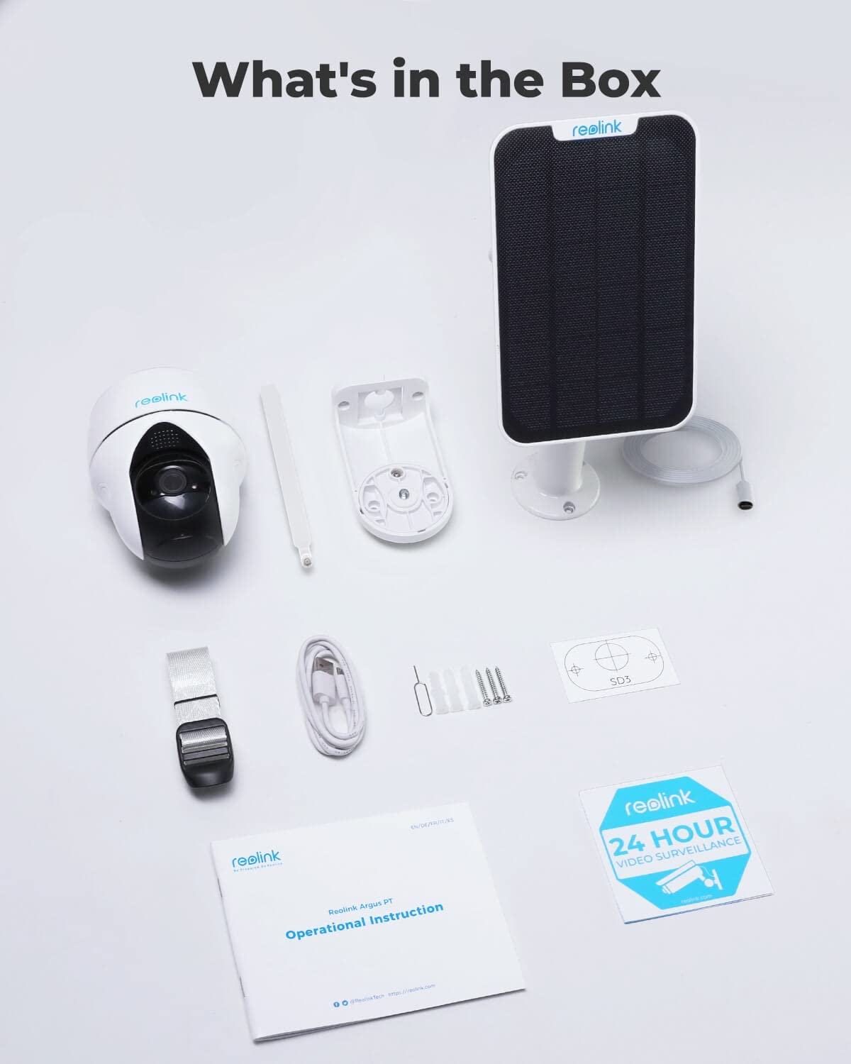 Cámara de seguridad celular 4G LTE para exteriores con panel solar sin wifi