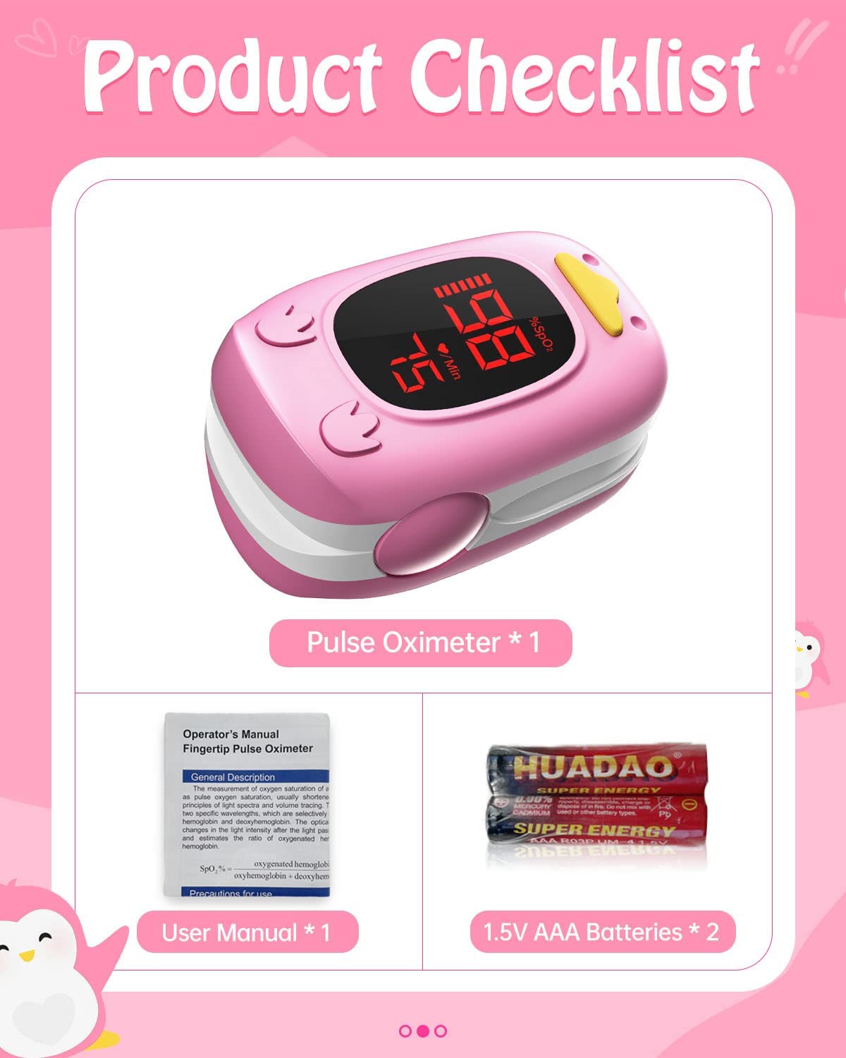 Medidor oxígeno de pulso | Niños y Niñas recién nacidos