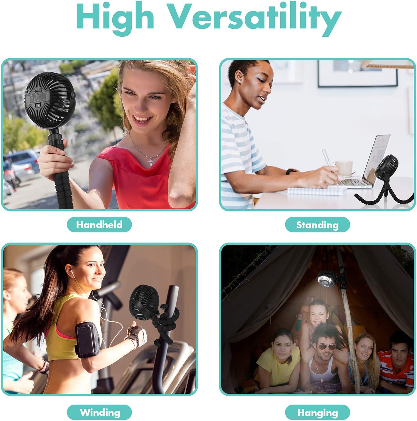 Ventilador de Coche Flexible Amacool