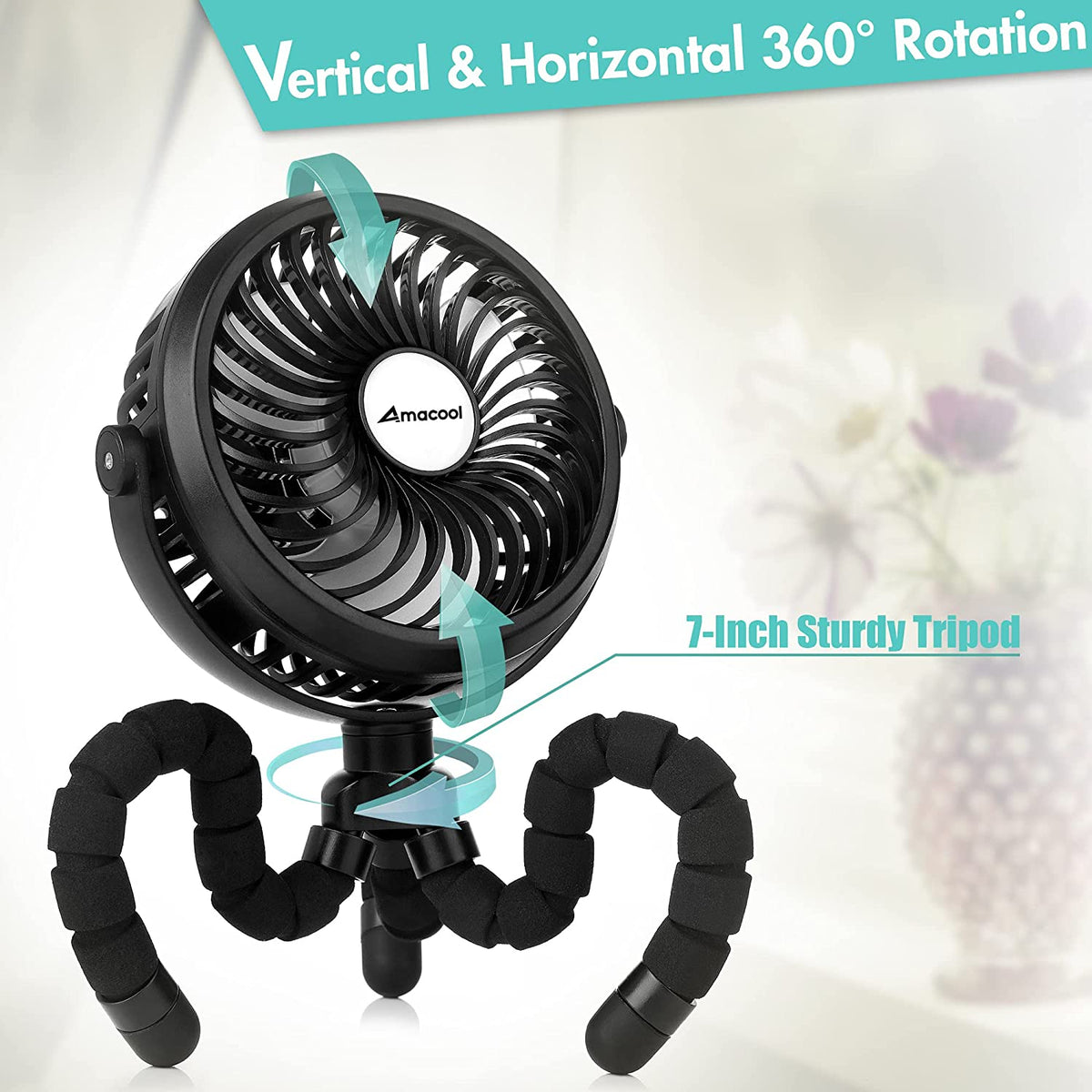 Ventilador de Coche Flexible Amacool