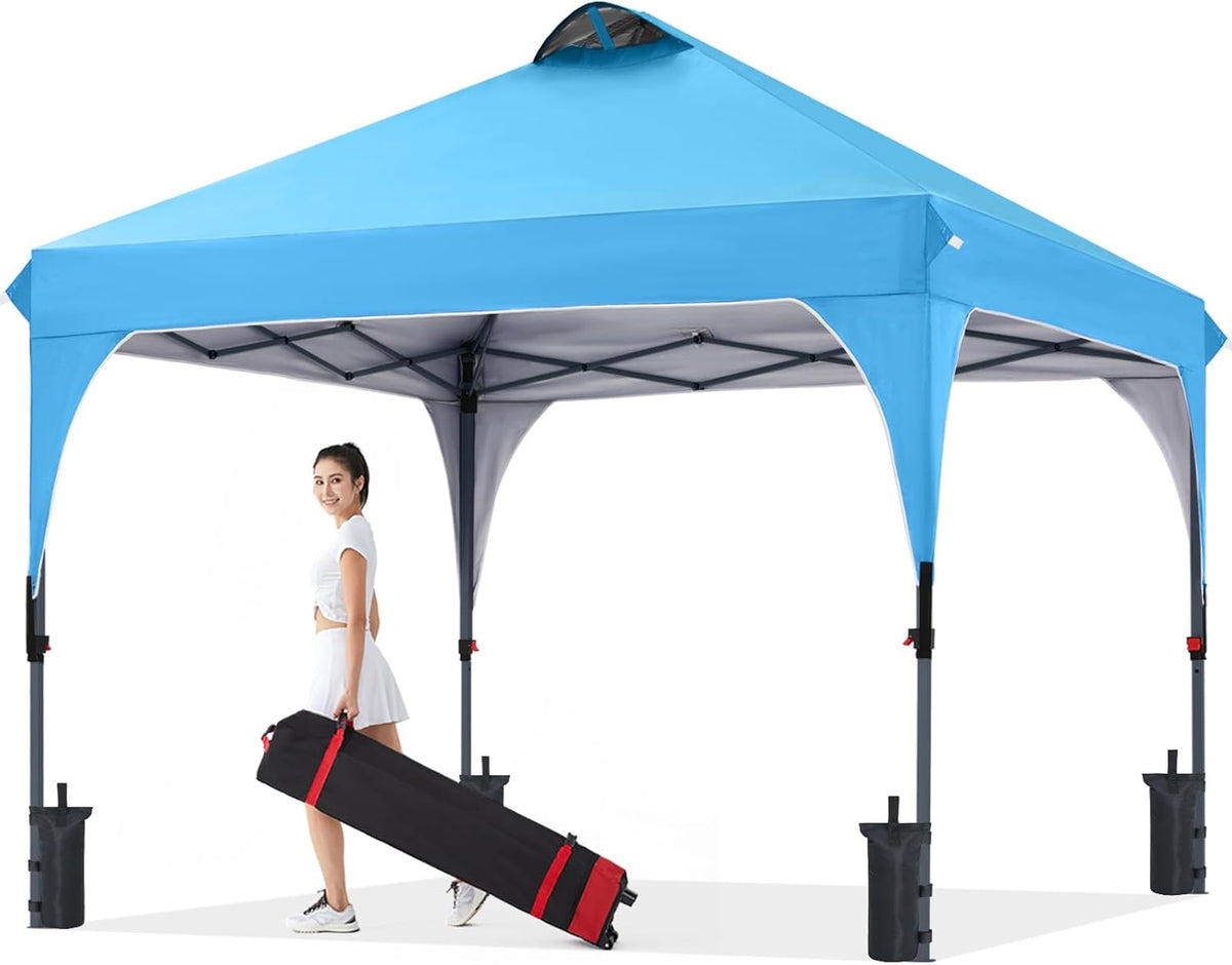 Tienda de campaña con toldo | Fácil instalación | Portátil 3x3 mt