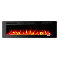 Chimenea Eléctrica Empotrable — 50"