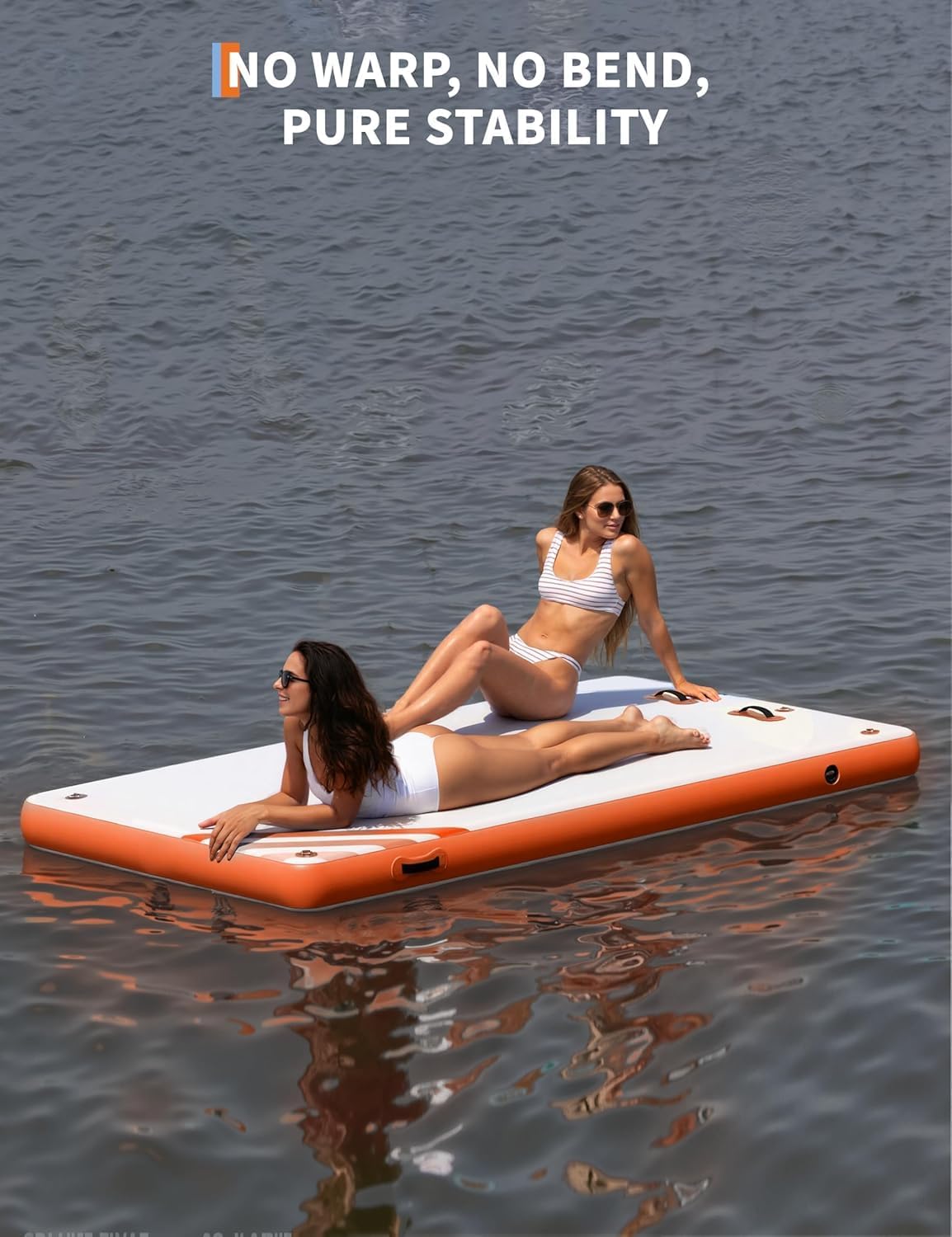 Muelle flotante inflable 3 x 3 mts - Garveelife