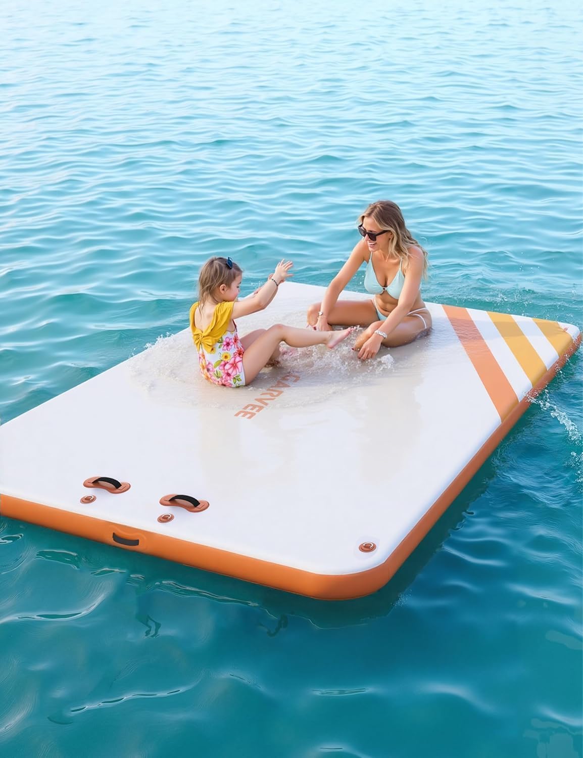 Muelle flotante inflable 3 x 3 mts - Garveelife