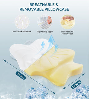 Almohada cervical para aliviar el dolor de cuello