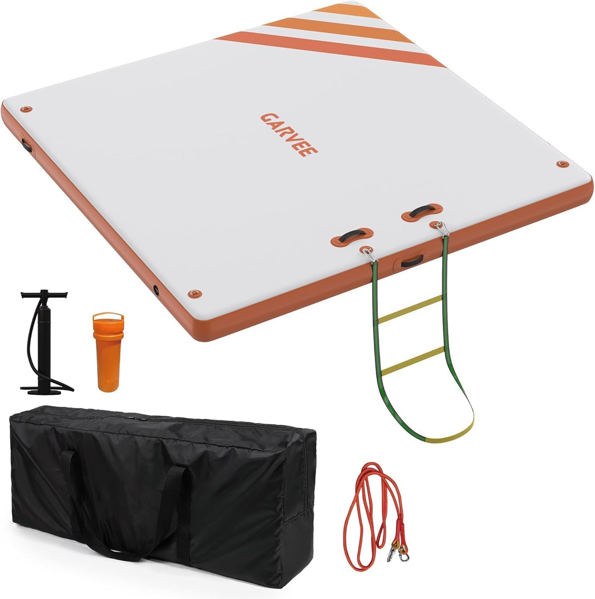 Muelle flotante inflable 3 x 3 mts - Garveelife