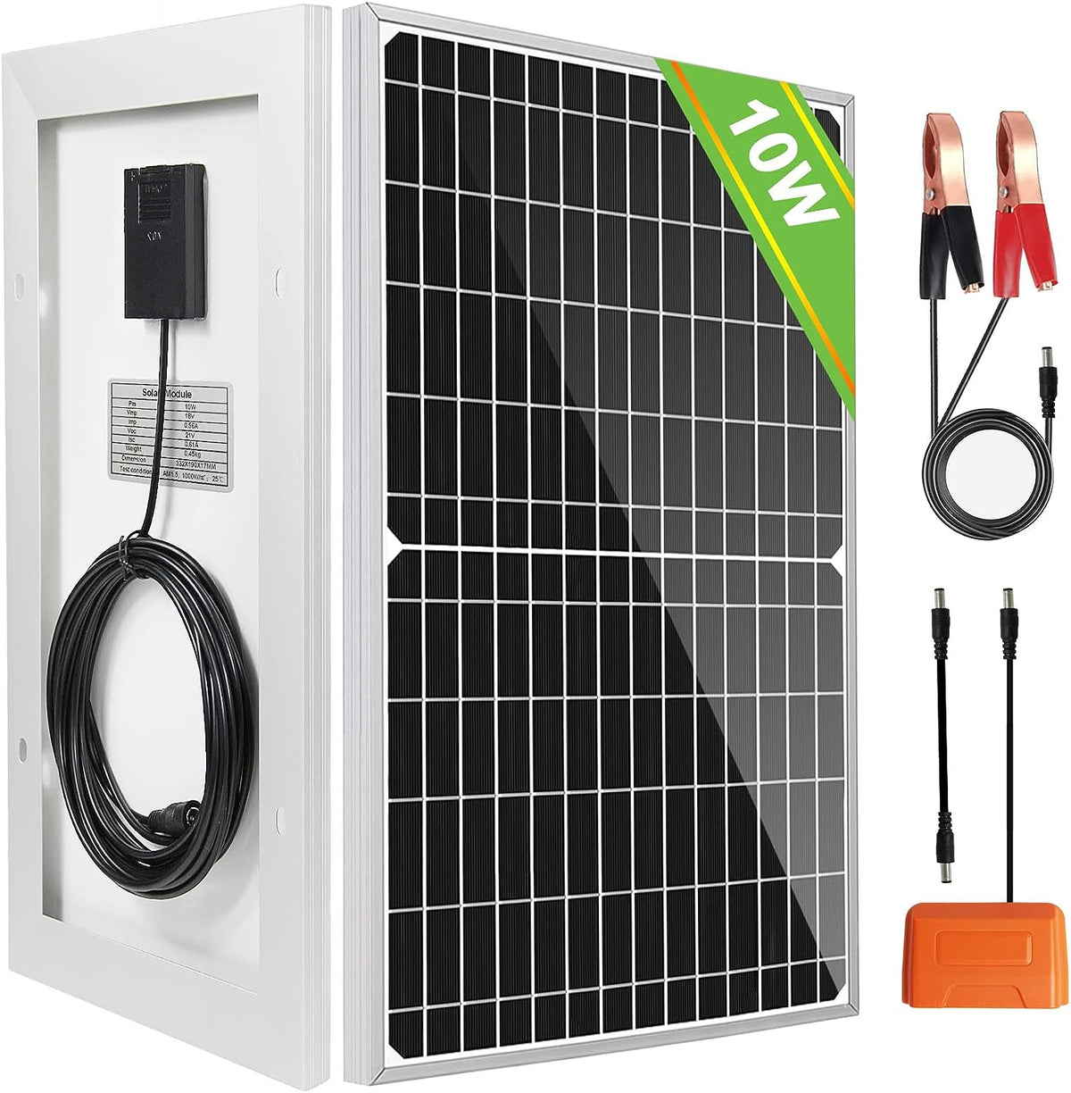 WeSCFAL Cargador y mantenedor de batería solar para automóvil