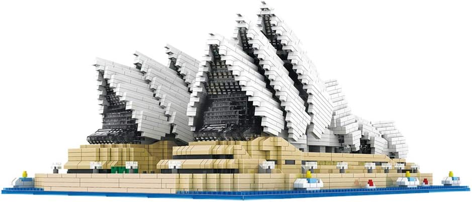 NeoLeo Juego de construcción de micro bloques de la ópera de Sídney (4131 piezas)