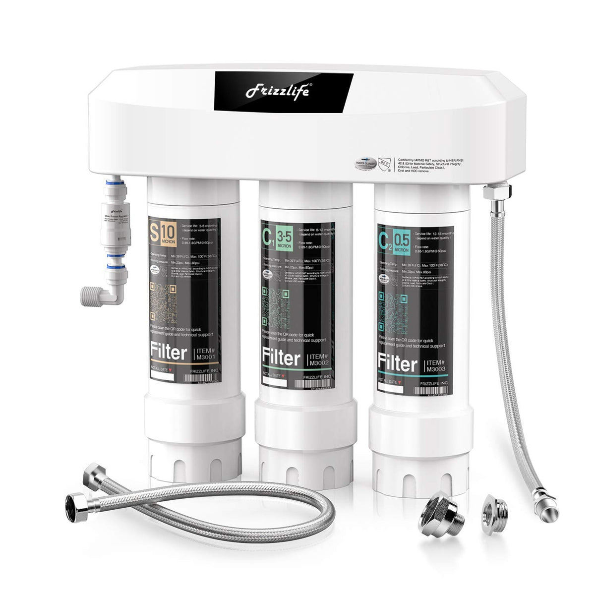 Sistema de filtro de agua para lavaplatos | 0,5 Micras