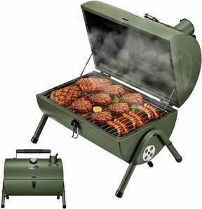 Parrilla de carbón portátil ajustable multifuncional de metal