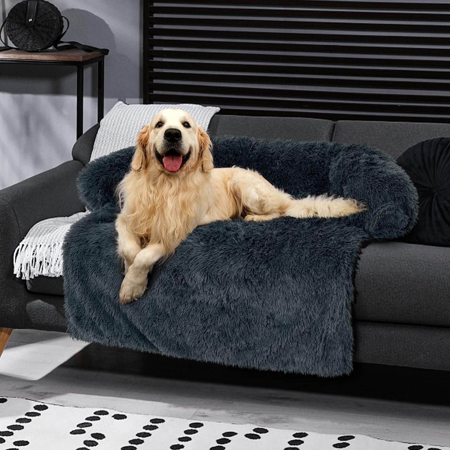Cama funda para sofá | Extraíble y lavable | Mascotas grandes | 46x37x6 pulgadas