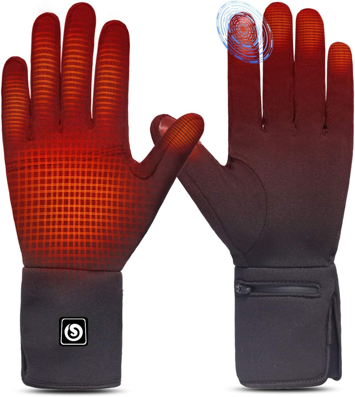 Guantes térmicos para hombres y mujeres con batería recargable