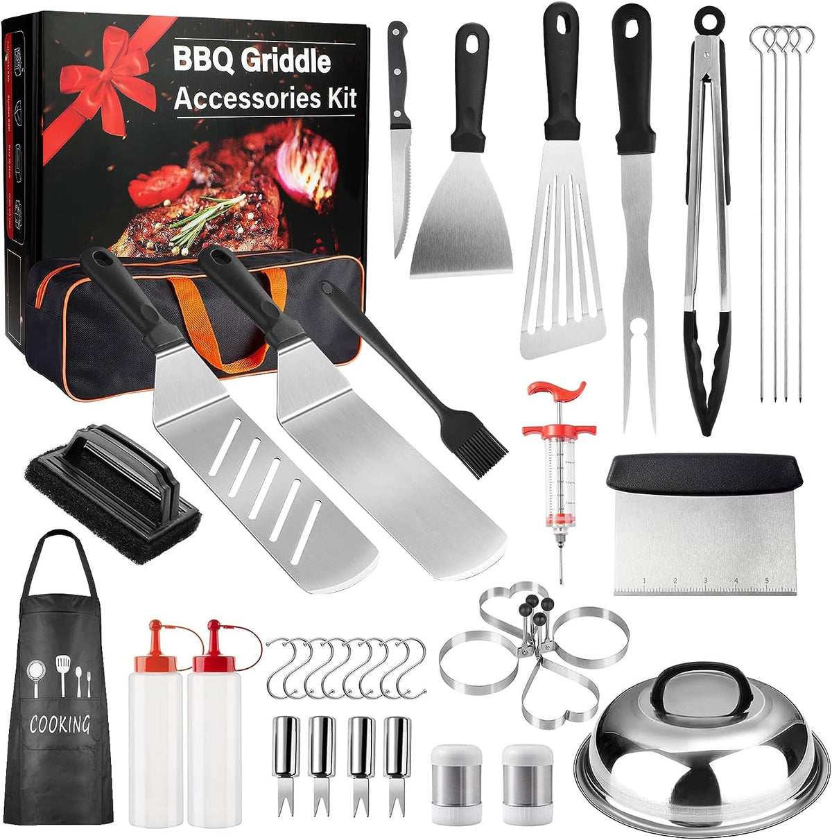 Kit de accesorios para parrilla | 38 piezas