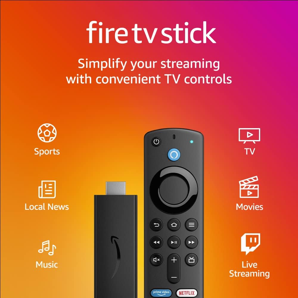 Fire TV Stick con Alexa Voice Remote (incluye controles de TV)